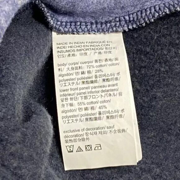 Calvin Klein Men's 1/4 Zip Small Navy Blue Black Grey Long Sleeve Pullover EUC - Picture 5 of 9